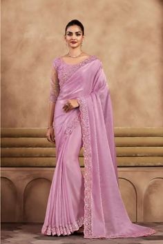 Satin Sarees, Saree Bollywood, Net Blouses, Party Mode, Party Kleidung