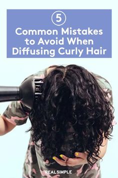 Diffusing Curly Hair, Curly Hair Diffuser, Curly Hair Techniques, Fine Curly Hair, Frizzy Curly Hair, Hair Diffuser, Dry Curly Hair, Hair Mistakes, Thick Curly Hair