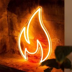 Fire Flame Neon Signs, Neon Lights, LED Neon Signs for Room, Bars Light Up Signs, Cool Neon Light Signs, Neon Wall Lights Neon Signs For Room, Neon Wall Lights, Signs For Room, Shadow Casting, Neon Ideas, Commercial Signs, Neon Flex, Neon Room, Fire Flame