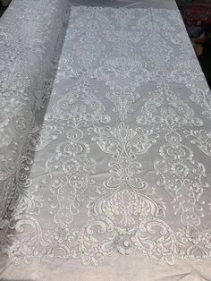 White Tonal Embroidery Fabric For Wedding, Elegant Embroidered Fabric For Wedding With Tonal Embroidery, Elegant Embroidered Fabric For Wedding, Elegant Tonal Embroidered Fabric For Wedding, Elegant Wedding Fabric With Tonal Embroidery, Elegant Machine Embroidered Fabric For Wedding, Embroidered Fitted Fabric For Wedding, Fitted Floral Embroidered Lace For Wedding, Fitted Lace Work Fabric For Wedding