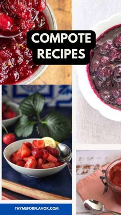 Compotes are the perfect way to add a burst of fruity goodness to your desserts! 

These easy-to-make compote recipes are versatile enough to be paired with ice cream, yogurt, pancakes, waffles, or simply enjoyed on their own. Whether you're using fresh berries, stone fruits, or tropical flavors, compote is a quick and flavorful way to top off your favorite treats. 

Each recipe is quick, easy, and made with minimal ingredients, making it a go-to for when you want to enhance your desserts in no time.

Save this pin and make these fresh fruit compotes for your next dessert!