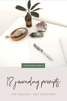 18 Powerful Journal Prompts for Self Discovery and Healing — Amelia Harvey Therapy Journaling, Self Discovery Journal Prompts, Prompts For Healing, Self Discovery Journal, Daily Journal Prompts, Writing Journaling