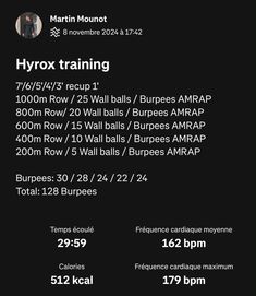 Hyrox Training Plan Beginner, Hyrox Training Plan, Hyrox Workout, Hyrox Training, Hybrid Training, Athletes Training, Training Plan, Burpees