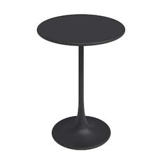 an image of a black table on a white background with no one around it or in the photo