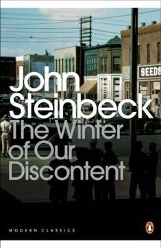 the winter of our discontent by john steineck, with an image of people standing in front