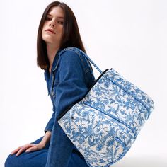 The cool, everyday bag that’s perfect for work, gym, beach, traveling, and everything in between. Safari Green, Essential Pouch, Neoprene Tote, Blue Toile, Everyday Tote, Work Bag, Day Work, Rope Handles, Day Bag