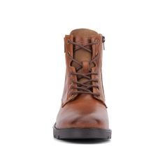 Embark on your daily adventures with unwavering confidence in our Ryan casual boots. These boots are the epitome of style, seamlessly blending rugged charm with urban flair. Crafted with meticulous attention to detail, they boast durability and sophistication in equal measure, ensuring you make a statement with every step you take. Rugged Combat Boots For Fall Adventure, Leather Lace-up Boots For Urban Adventures, Rugged Weatherproof Boots With Plain Toe, Rugged Weatherproof Ankle Combat Boots, Fall Adventure Moto Boots With Reinforced Toe, Leather Boots For Urban Winter Adventures, Leather Boots For Winter Urban Adventures, Fall High-top Combat Boots For Outdoor Work, Casual Weatherproof Plain Toe Work Boots