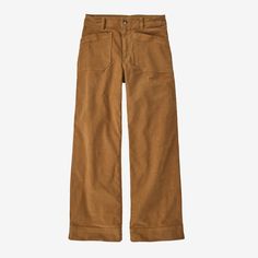 Designed for daily comfort, these straight-leg, high-rise pants have a touch of stretch and are made from 99% Cotton in Conversion, which supports farmers on the path to organic certification. Made in a Fair Trade Certified™ factory. Cord Pants, Patagonia Pants, Cords Pants, High Rise Pants, Favorite Sweater, Patagonia Womens, Comfy Fits, Corduroy Pants, High Waisted Pants