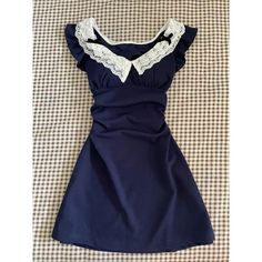 DRESS TO IMPRESS Bodycon Slim Lace Dress Women 2000s Vintage Y2k Clothing Slim A-Line Korean Dress Office Lady Elegant Summer Party Beach Style Monochromatic Blue, Vintage Doll Dress, Dress Office, Y2k Dresses, High Street Fashion, Deep Winter, Y2k Clothing, 2000s Vintage, Outfit Dress