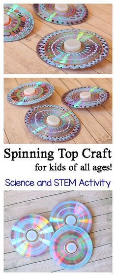 Doh Vinci, Steam Activity, School Age Activities, Old Cd, Awesome Crafts, Science Lesson, Science Activity, Cd Crafts