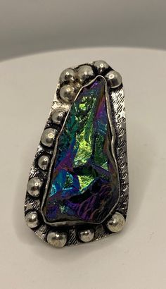 Vintage Mystic Peacock Ore Silver Cocktail Ring Size 5.5 https://www.etsy.com/listing/1182103421/vintage-mystic-peacock-ore-silver?utm_source=crowdfire&utm_medium=api&utm_campaign=api Rainbow Peacock, Peacock Ore, Jewelry To Buy, Boho Trends, Silver Cocktail, Vintage Jewelry Sets, Peridot Stone, Color Rainbow, Bracelet Ring