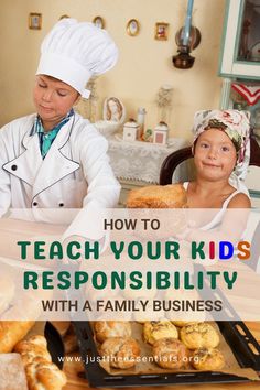 Kids helping out in family bakeshop business. Running Your Own Business, Cooking Quotes, Kid Responsibility, Future Career, Walk In The Park, Your Own Business, Own Business, Make It Work