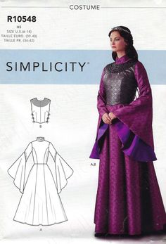 This Patterns & Blueprints item by JESSIELDESIGNS has 88 favorites from Etsy shoppers. Ships from Pittsburgh, PA. Listed on Jul 5, 2024 Simplicity Patterns Costumes, Medieval Pattern, Medieval Gown, Dramatic Sleeves, Costume Sewing Patterns, Fancy Gowns, Gown Pattern, Costume Patterns, Medieval Dress