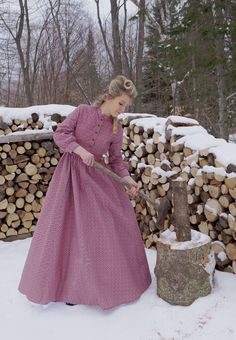 Pioneer Dress, Victorian Fashion Dresses, Dinner Gowns, Casual Work Dresses, Old Fashion Dresses, Old Dresses, Victorian Clothing, Comfy Dresses, Work Dress