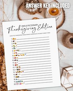 an image of a thanksgiving printable with the words, sayings and symbols on it