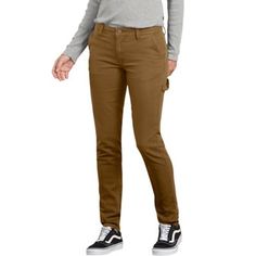 Dickies Women's Stretch Duck Carpenter Pants, FD2600 Work Pants Women, Dickies Women, Safety Clothing, Work Uniforms, Carpenter Pants, Carpenter Jeans, Work Looks, Lifestyle Clothing, Slim Pants