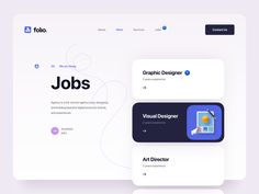 the website page for graphic designer jobs