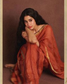 Janhvi Kapoor, Vintage Photoshoot, Indian Look, Self Portrait Poses