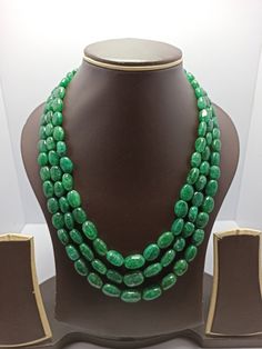 Awesome 18'' Emerald Beryl AAA 668 Carat Fine Quality Emerald Beryl Smooth Oval Beads Gemstone adjustable cord Necklace Stone  : emerald beryl  Shape :- fancy  smooth Oval Necklace - 21 inch 3 line string Size :- 11x16-6x9mm Weight :- 668 carat Polish :- Handmade color - green makes a great gift for your loved ones. It is known as the 'love stone' as the message it emits is the strong vibration of unconditional love, joy, warmth and healing. As Emerald Beryl are profound amplifiers of energy, it Oval Emerald Gemstone Beads Necklace Gift, Adjustable Oval Jewelry With Faceted Beads, Adjustable Oval Necklace With Gemstone Beads, Adjustable Oval Necklaces With Gemstone Beads, Adjustable Gemstone Necklace With Oval Beads, Adjustable Necklace With Gemstone Oval Beads, Adjustable Oval Beads Gemstone Necklace, Emerald Necklace With Oval Gemstone Beads For Jewelry Making, Oval Emerald Bead Necklace For Jewelry Making