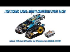 the lego technic remote controlled stunt racer is shown in this advertisement for toys r us