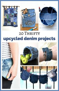 20 thrift upcycled denim projects that are easy to make and fun for all ages