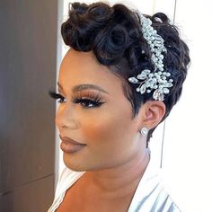 Wedding and Party Accessories posted on Instagram: “Please if you know you will be a short hair Bride, Gather here i have something to show you 🥰🥰🥰🥰” • See all of @weaccessorizebridals's photos and videos on their profile. Short Hair Wedding Black Women, Wedding Hairstyles For Short Hair Black Women, Afro Wedding Hairstyles Brides, Fae Wedding, Dark Fae, Bride Hair Piece, 2024 Board