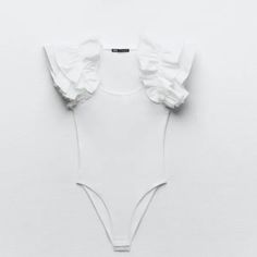 Bnwt Zara Bodysuit Sz Small Zara White Beachwear Swimwear, Zara Summer Bodysuit, Zara Summer Bodysuit For Beach Season, Zara Summer Bodysuit For Swimming, Chic Zara Bodysuit For The Beach, Zara Summer Swimming Bodysuit, Chic Zara Bodysuit For Beach, Zara White Beach Swimwear, White Zara Beach Swimwear