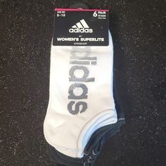 Adidas Logo, Lightweight, Polyester/Spandex Blend, Nwt White Stretch Sports Socks, White Stretch Socks For Sports, Sporty Fitted No-show Socks, White No-show Fitted Socks, Fitted No-show White Socks, Fitted White No-show Socks, Fitted Non-slip White Socks, White Stretch Non-slip Socks, White Stretch Athleisure Socks