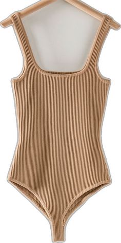 Classic Cotton Fitted Bodysuit, Casual Fitted Square Neck Bodysuit, Fitted Casual Square Neck Bodysuit, Fitted Casual Bodysuit With Square Neck, Essential Wardrobe, Thick Fabric, Square Neckline, Snap Closure, Wardrobe Essentials