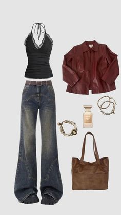 not mine Vidcon Outfit Ideas, Interesting Fall Outfits, Random Style Outfit, Y2k Fashion Aesthetic Outfits, Vintage Outfit Ideas 90s, Drew Berry More 90s Outfits, Rachel Gatina Outfits, Daily Outfit Inspiration Casual, Summer Theatre Outfit