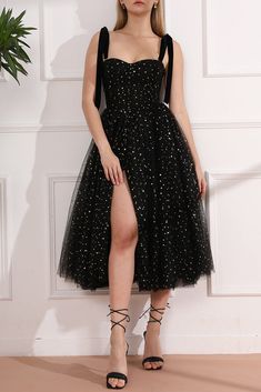 Prom Dress With Lace, Midi Prom Dress, Floral Pattern Dress, Sweetheart Prom Dress, Black Floor, فستان سهرة, Fabric Accessories, Dress With Lace, Tea Length