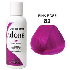 ADORE SEMI PERMANENT No Ammonia, No Peroxide, and No Alcohol. Adore’s exclusive formula offers a perfect blend of natural ingredients providing rich color, enhancing shine, and leaving hair soft and silky This product must not be used on eyebrows or eyelashes, as it may cause blindness. ABOUT THIS ITEM Vibrant Color Quick and Easy to use Made in USA Free of Alcohol, Peroxide, and Ammonia Vegan and Cruelty Free Raspberry Twist Hair Color, Berry Pink Hair, Raspberry Hair Color, Fuschia Hair, Hairstyle Tools, Raspberry Hair, Wild Growth, The Mane Choice, Semi Permanent Hair Color