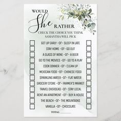 Eucalyptus Would She Rather shower bilingual game Editable Blank Would She Rather, Bridal Shower Planning, Bridal Games, Spanish Wedding, Wedding Shower Games, Bridal Shower Diy, Succulent Wedding, Green Watercolor, Bridal Shower Party