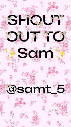 @samt_5 Shout out #shoutout #shoutouts #shout #out #fyp #fypshuffle Shout Out