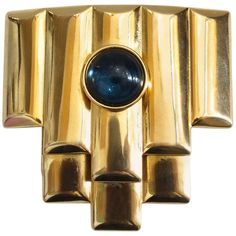 Balenciaga Art Deco Style Brooch | From a unique collection of vintage Brooches at https://www.1stdibs.com/jewelry/brooches/brooches/. Roaring 20s Jewelry, 20s Jewelry, 1920s Jewelry, Wallis Simpson, Balenciaga Style, Brooch Art, Gold Brooch, Gold Brooches, Art Deco Period