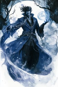 Vesperion Xyveil, an umbral-human bard, possesses an ethereal appearance. His hair flows like liquid obsidian, smooth and sleek. His skin is a deep lusterless black, offset by the sharp contrast of his pearl-white eyes. Vesperion's attire is composed of midnight blue velvet with silver filigree, complemented by an elaborate onyx lute strapped to his back, its strings glistening like a spider's sil... Character Showcase, Bard Dnd, Spider Silk, Human Character, Hair Flow, Epic Photos, Oc Art, White Eyes