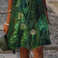 Casual Mid-length Green Mini Dress, Casual Green Mid-length Mini Dress, Green Floral Print Shift Mini Dress, Green Shift Midi Dress, Green Knee-length Bohemian Mini Dress, Green Bohemian Knee-length Mini Dress, Green Bohemian Knee-length Midi Dress, Bohemian Green Knee-length Midi Dress, Floral Prints Fashion