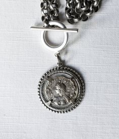 Antique Peacock Button Necklace/Peacock Necklace Peacock Necklace, Button Necklace, Crescent Moon Earrings, Silver Button, Vintage Cameo, Silver Buttons, Mother Pearl, Antique Art Deco, Antique Art