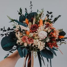 Capture the essence of fall with this brown, beige, and terracotta bridal bouquet, beautifully crafted with dried eucalyptus and burnt orange accents. Perfect for rustic, boho, and autumn weddings, this bouquet brings together natural colors and textures for a warm, elegant look. Ideal for brides or bridesmaids, it features preserved flowers for a lasting keepsake that celebrates the season's beauty. Each element is thoughtfully arranged to create a unique, timeless piece that adds a charming, earthy touch to any wedding decor. Bridal Size: 15" long, 14" overall width Bridesmaids size 12", 11" long overall width VITAL DETAIL -Every floral piece is carefully handcrafted with the same elements, though each is arranged slightly uniquely. This is the enchantment of handmade, one-of-a-kind prod Minimal Boutonniere, Burnt Orange Wedding Flowers, Terracotta Bridal Bouquet, Burnt Orange Accents, Beige And Terracotta, Wedding Flowers Bridesmaids, Fall Bridal Bouquet, Flowers Bridesmaids, Burnt Orange Wedding