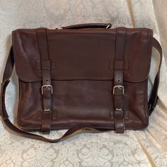 Nice Condition With Normal Wear 16.5 X 11.5 X 5.5 Madison Brown, Bags Vintage, Leather Messenger, Vintage Coach, Laptop Bag, Coach Bags, Brown Leather, Laptop, Man Shop