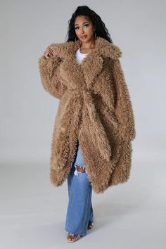 Fuzzy Fur Winter Heavy JacketHALF PACK OPTION WILL BE 2/1 SM/MLLift your cold-weather wardrobe with our Fuzzy Heavy Coat, a luxurious blend of comfort and fashion that wraps you in cozy elegance. The tie belt adds a touch of sophistication to this generously sized coat, ensuring a comfortable fit that envelops you in warmth without compromising on style.Fabric Contents: Self- 100% Polyester Lining-100% PolyesterStretch fabricCare Instructions: Machine Washable Winter Fur Coats, Heavy Jacket, Heavy Coat, Sleep And Loungewear, Dress Zipper, Fancy Outfits, Sleeveless Mini Dress, Handbags For Men, Tie Belt