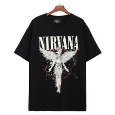 Nirvana angel shirt I ❤️ Music Shirt, Nirvana T Shirts, Vintage Nirvana, Nirvana Tshirt, Emo Shirts, Nirvana Shirt, In Utero, Angel Shirt, Metal T Shirts