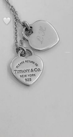 Tiffany Heart Tag Necklace, Xoxo Jewelry, Tiffany And Co Jewelry, Tiffany Necklace, Silver Heart Necklace, Tiffany And Co, Dope Jewelry, Funky Jewelry