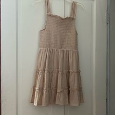 Nwt, Beige Summer Dress, Size Small Casual Beige Sleeveless Dress With Ruffles, Casual Beige Mini Dress With Smocked Back, Beige Summer Dress, Wild Fable, Summer Dress, Colorful Dresses, Summer Dresses, Mini Dress, Womens Dresses