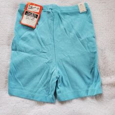 Vintage 1970's Stoneswear 100% Double Knit Cotton Shorts, Sz 12. 24" Waist X 32' Hips X 5" Inseam X 12" Front Rise. Retro Short Length Loungewear Bottoms, Vintage Fitted Blue Shorts, Fitted Vintage Blue Shorts, Double Knit, Knit Shorts, Double Knitting, Knit Cotton, Bike Shorts, Cotton Shorts