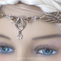 Érin Celtic Circlet Medieval Faery Tiara Bronze by KaresKreations Alternative Universe, Infinity Bracelet, Inspire Me, Tiara, Ear Cuff, Pearl Earrings, Universe, Chain, Hair