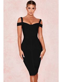 Hot Sexy Party Wear Cocktail Party Valentine's Day Dress Off Shoulder Sleeveless Knee Length Spandex with Sleek Valentine's Day Dress, Valentines Day Dresses, Dress Off Shoulder, Party Kleidung, Wedding Bridesmaid Dresses, Day Dress, Bandage Dress, Cocktail Dress Party, Bride Dress