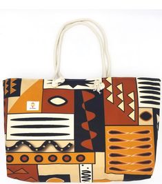 Weekender Tote Bag printed with original Mud Cloth Pattern 4 artwork by Sharon A. Keyser owner of SKCreations, LLC Artistic Large Capacity Shoulder Bag For Travel, Large Rectangular Canvas Bags, Multicolor Rectangular Travel Bag For Daily Use, Large Multicolor Shoulder Bag For Travel, Large Multicolor Beach Bag For Travel, Multicolor Casual Weekender Bag For Daily Use, Orange Square Bag For Vacation, Artistic Shoulder Bag With Removable Pouch For Travel, Artistic Rectangular Shoulder Bag For Travel