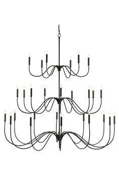 a large chandelier with many lights hanging from it's sides and arms