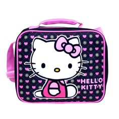 PRICES MAY VARY. Size: 9.5 x 8 x 3.75 inches Insulated Lunch Bag Large felt embroidered Hello Kitty applique Handle and shoulder strap Manufacturer minimum age: Over 3 years old Hello Kitty insulated lunch bag, felt embroidered Hello Kitty applique, manufacturer minimum age is over 3 years old. Old Hello Kitty, Hello Kitty Lunch Bag, Hello Kitty Lunch, Accessories Hello Kitty, Shop Hello Kitty, Lunch Boxes For Women, Middle School Ideas, Sanrio Accessories, Hello Kitty Keychain